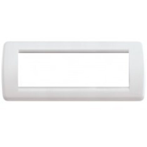 Vimar Idea plaque Rondò 6 modules blanc Idea 16766.04
