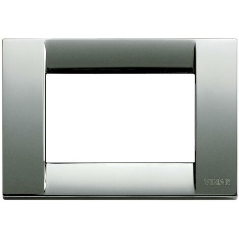 Vimar idea plate 3 places polished chrome 16733.36