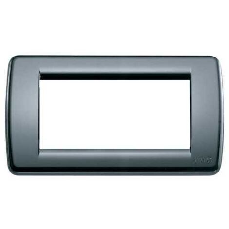 Vimar Idea Rondò placa 4 módulos gris grafito 16764.15
