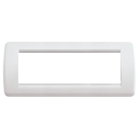 Vimar Idea Rondò placa 6 módulos blanco Idea 16766.04