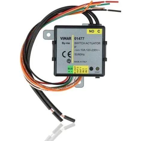 Vimar modulo domotico 2in 3out (1 rele+2 led) 01477