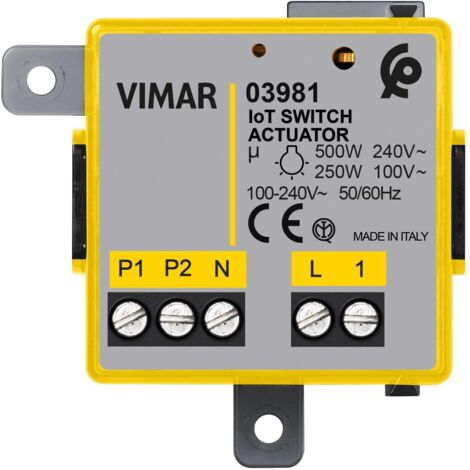 Vimar modulo rele' connesso iot 03981