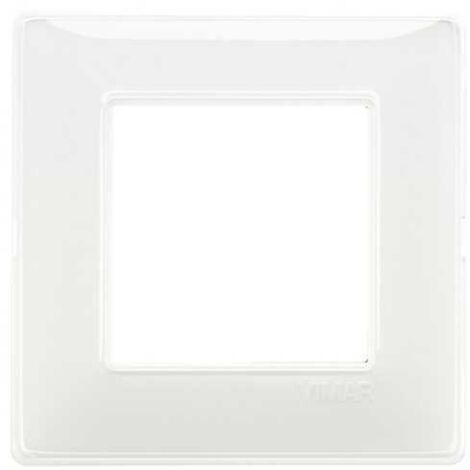 Vimar placca 2m reflex neve in tecnopolimero 14642.41