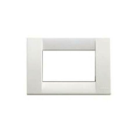 Vimar placca 3 posti colore bianco brillante serie idea 16743.01