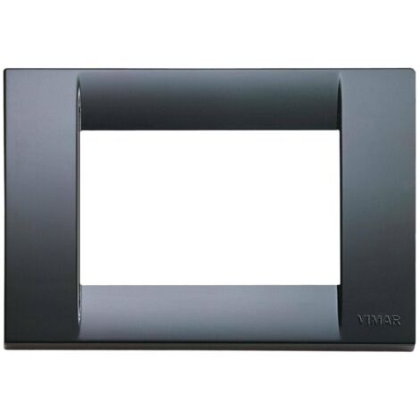 Vimar placca 3 posti serie idea colore grigio grafite 16743.15