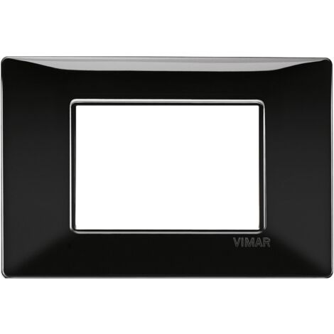 VIMAR Placca 3m nero plana