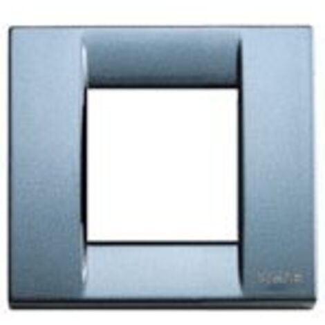VIMAR - PLACCA IDEA 1-2 MODULI IN METALLO AVIO 17092.26