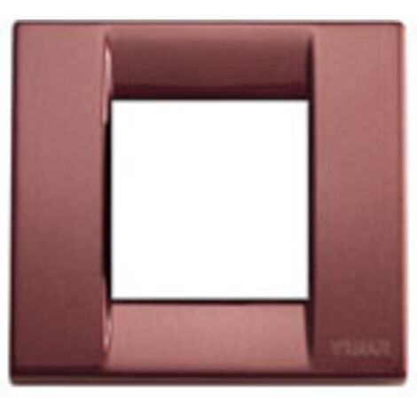 VIMAR PLACCA IDEA 1-2M BORDEAUX METALLIZZATO