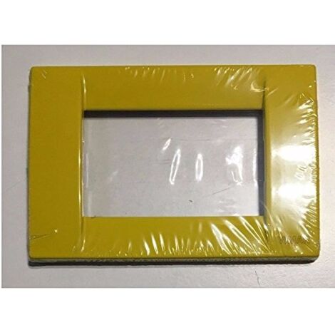 VIMAR - PLACCA IDEA 4 MODULI METALLO GIALLO 16734.02