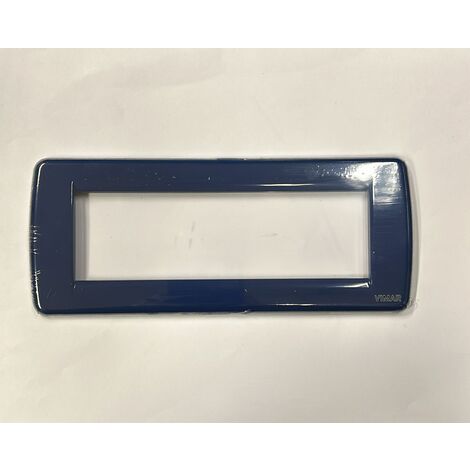 VIMAR - PLACCA IDEA RONDO' 6 MODULI COLORE BLU COBALTO 16756.12