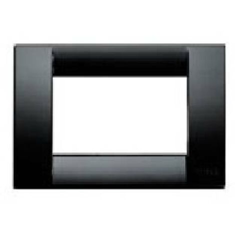 Vimar placca nera per scatole rettangolari serie idea 16743.16