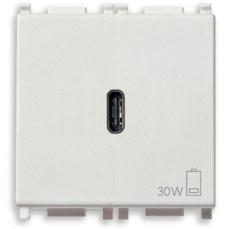Vimar plana 30w usb c fuente de alimentación blanco - 14298