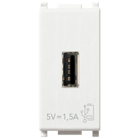 Vimar Plana 5V1.5A Blanco 5V1.5A Toma USB 14292
