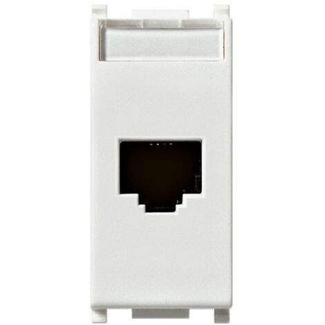 Vimar Plana Datendose RJ45 CAT6 UTP weiß 14339.6