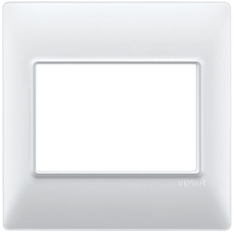 Vimar plana  placca 3 moduli bs in tecnopolimero colore bianco 14648.01