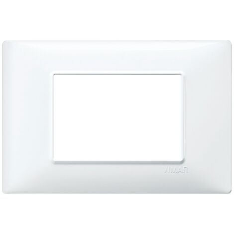 VIMAR s/érie plat/ / Plaque 7/ Module tecnopolimero Blanc