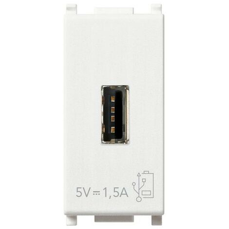 Vimar Plana USB-Steckdose 5V1,5A Farbe Weiß 14292