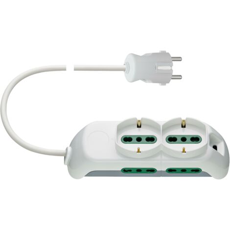 Vimar presa 2 universale+4p17/11 + s  fp00520.ck.b