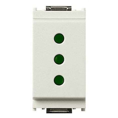 Vimar Presa 2Pcon T 10A P11, Bianco