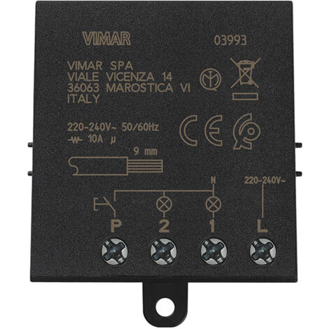 Vimar Schaltrelaismodul 4 Sequenzen Quid 10A 03993