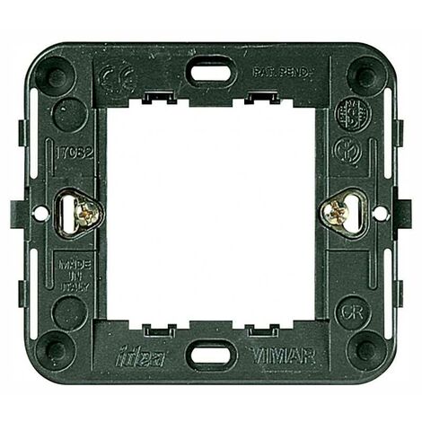 Vimar supporto 2 moduli ridotti con griffe serie idea 17082