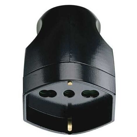 Vimar toma universal 2p+e 16a axial negro - 00225