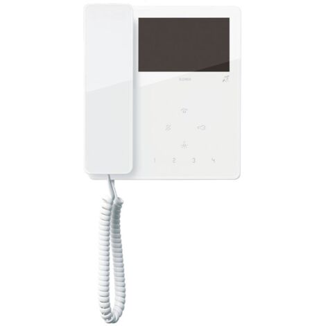 Vimar – Vidéophone mural Elvox TAB 4.3 – Système 2 fils plus – Écran LCD couleur – Installation rapide – Téléboucle intégrée pour accessibilité
