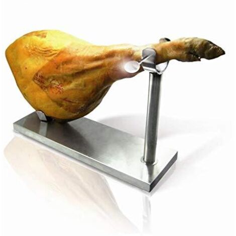 Vin Bouquet FIJ 001 - Porta prosciutto in acciaio inossidabile, smontabile, colore acciaio inox