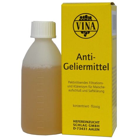 Vina Anti- Geliermittel Enzyme zur Verflüssigung des Fruchtbreies 50 ml Wein- und Obstverarbeitung