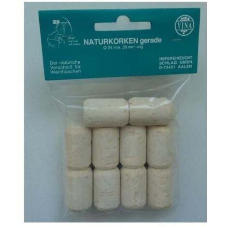 Vina Korken Naturkorken Ø 24 mm 10 Stück