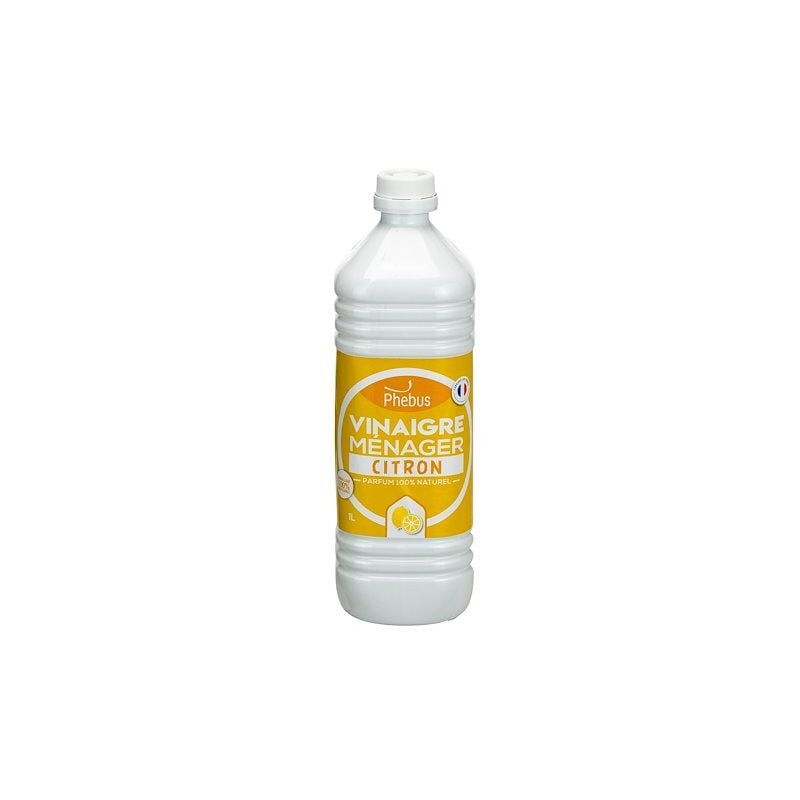 Phebus - Vinaigre ménager citron bidon 1 l - Lot de 12