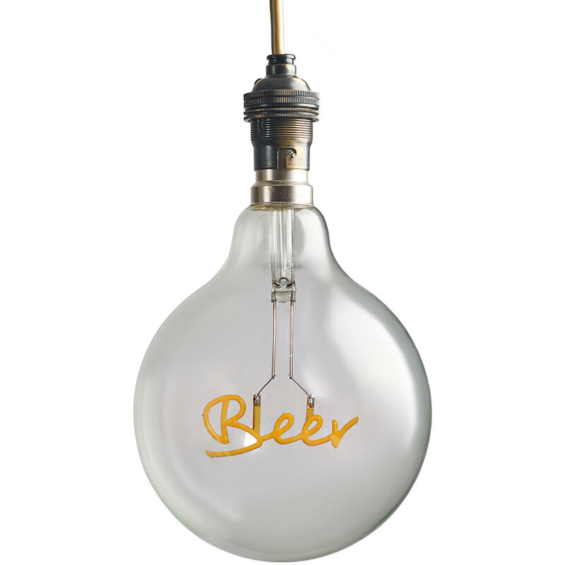 Vinatge LED Worded Globe Light Bulbs - BC B22
