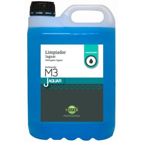 YMBERSA NAYADE Vinfer limpiador higienizante líquido jaguar m3 perfumado concentrado azul garrafa 5l