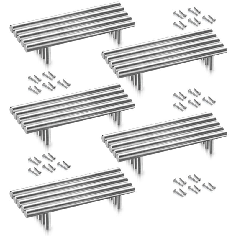 Poignées de meuble Poignée de meuble Tiroir Poignée de porte moderne à barre 156x96x10MM 20 pièces