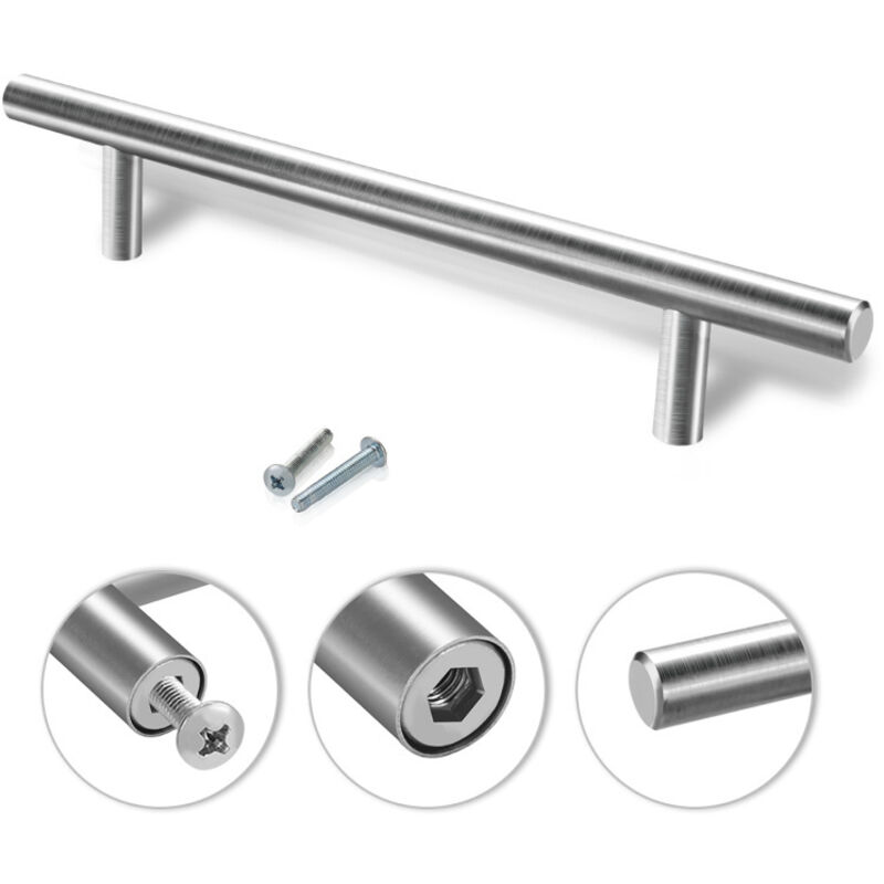 Poignées de meuble Poignée de meuble Tiroir Poignée de porte moderne à barre 156x96x12MM 20 pièces