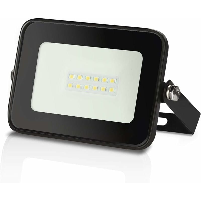 10W led Strahler Außen led Scheiwerfer 800LM Superhell Warmweiß Fluter,IP65 wasserdicht 3000K Industriestrahler für Sportplatz Garage Garten | 00726505420999
