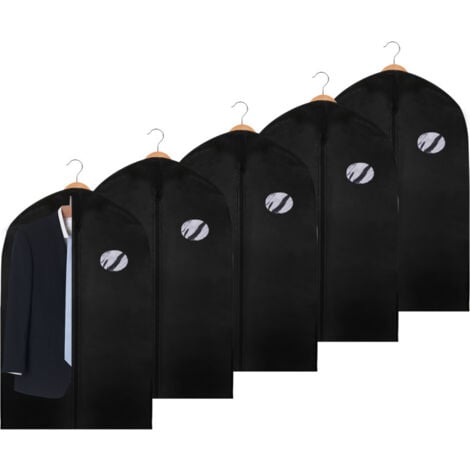 WOLKETON VINGO 10x Kleidersack mit Schuhtasche PROFI Größe wählbar Kleiderhülle Schutzhülle 100 x 60cm