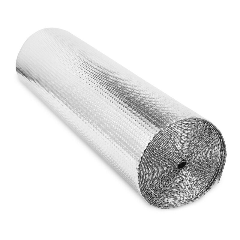 1x10m Tapis d'isolation film Isolant Aluminisé a Bulles Double Face Isolation 3-4mm - Vingo