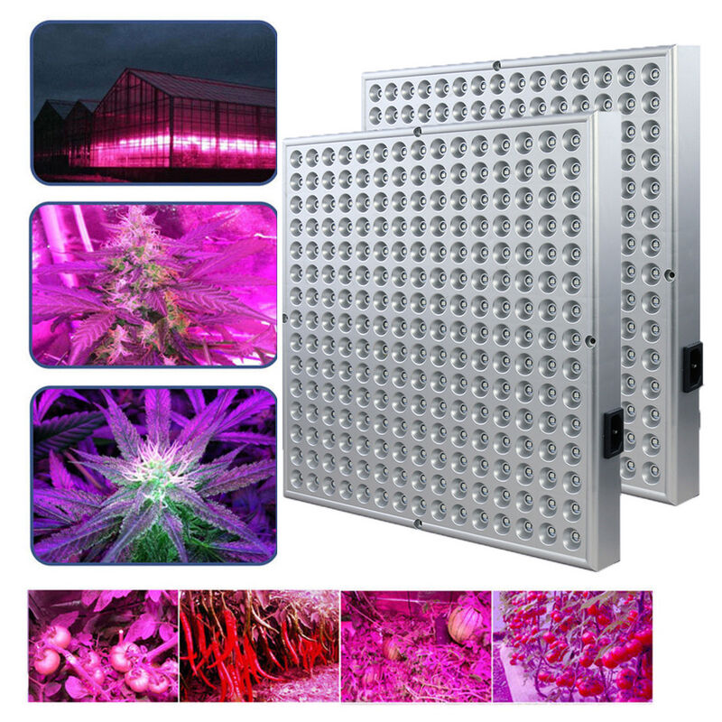 2x 45W led Pflanzenlampe, Led Grow Lampe Full Spectrum Wachsen Licht Wachstumslampe Pflanzenlicht für Zimmerpflanzen Gemüse Blumen - Vingo