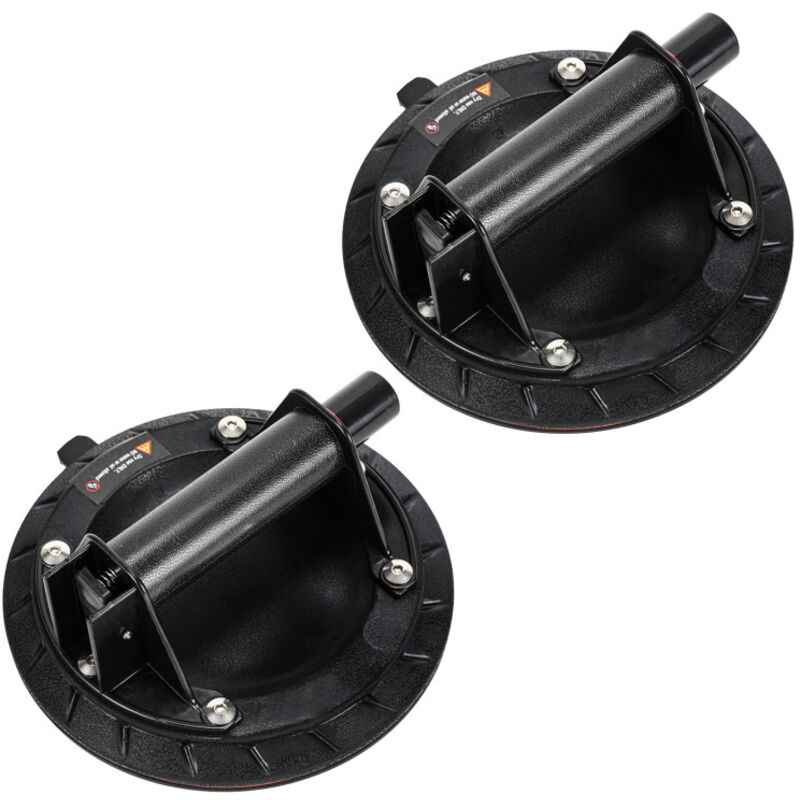 2x ventouses à vide Ventouse pour verre Support de ventouse Carrelage Lève-verre max.120KG - Vingo
