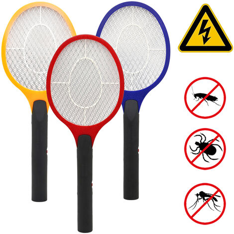 Elektrische Fliegenklatsche Fliegenfänger Insektenvernichter Moskito Mücken Neu 