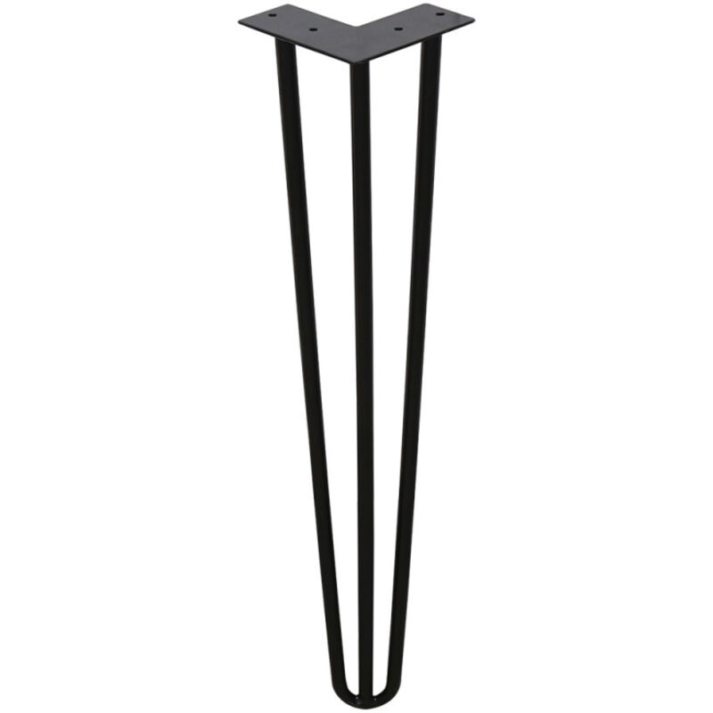 4x pieds en épingle à Hairpin Legs Hairpinlegs Set Hairpin Leg Pieds en épingle à cheveux Hairpins Pieds de table 3 table à manger 30cm - Vingo