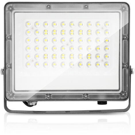 Garza Solar LED Außenstrahler 60W Mit Fernbedienung - Dimmbar, IP65 Wasserdicht, 6500K Kaltlicht