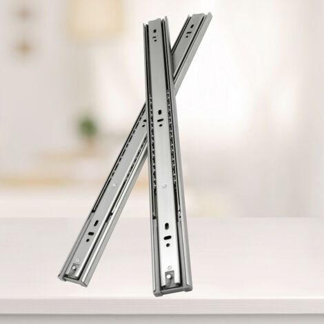 VINGO 6X Schubladenschienen Vollauszüge 500 mm Schubladen Führung kugelgelagert Tragkraft 35