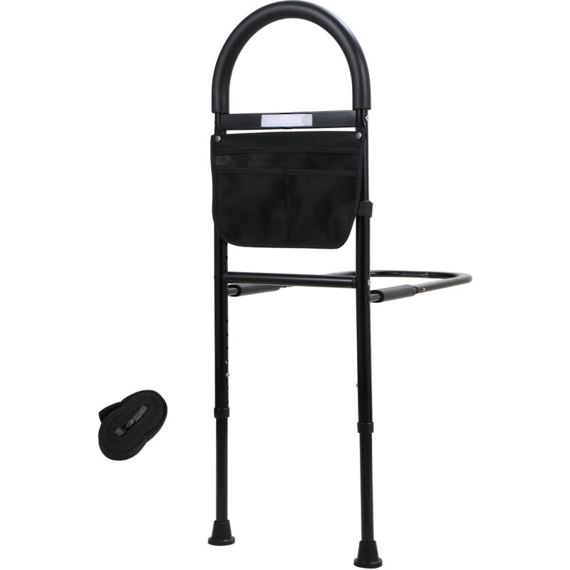 Aide à la verticalisation du lit Barrière de Lit Pour la Sécurité des Personnes Âgées Poignée de Lit Réglable en Hauteur Aide à L'entrée de Lit