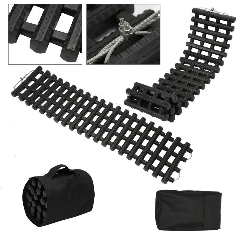 Aide au démarrage planches de montagne 2X voiture camion voiture tapis d'adhérence tapis de traction - Vingo