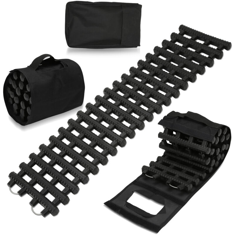 Vingo - einfeben Aide au démarrage Tapis antidérapants Voiture Hiver Grip Traction Boards Neige Nylon fort Traces de récupération