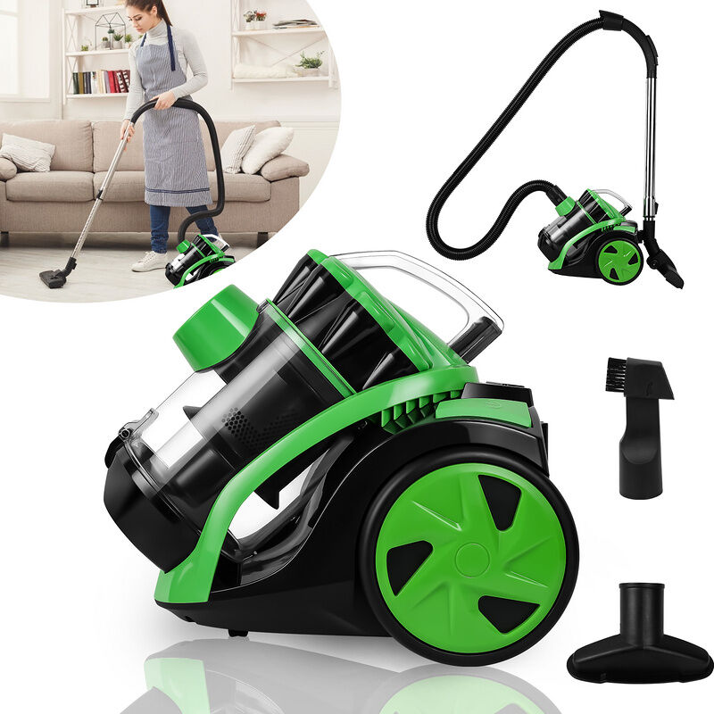 Aspirateur sans sac max. 900 watts Technologie multi-cyclonique Aspirateur traîneau avec accessoires - Vingo