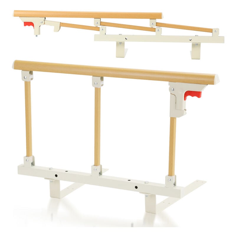 Vingo - Barriere De Lit Adulte pour Personnes Âgées/Adulte Lit Garde Rail Latéral Pliable, Lit Portable De Sécurité Barrière Garde-Corps 70x40cm