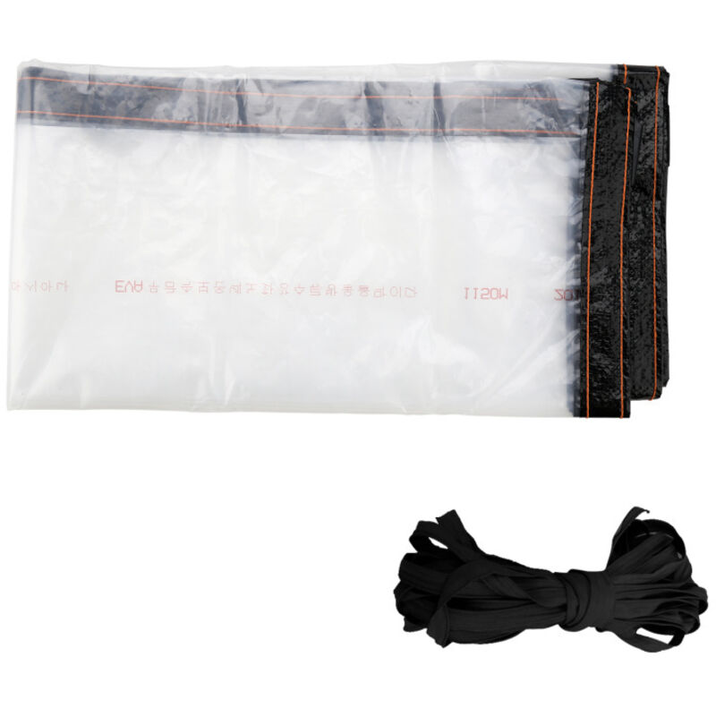 Bâche Transparente Imperméable avec Oeillets et Corde Bâche de Protection Bâche Extérieure Imperméable Bâches pour Abri de Balcon Jardin 2x3m